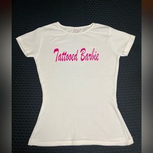 “Tattooed Barbie” shirt.